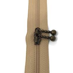 Cerniera Zip Giapponese in metallo con Doppio Cursore - 40 cm Roberta De Marchi - 5