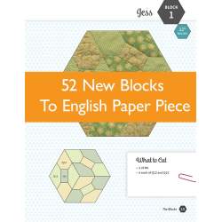 The New Hexagon 2 - 52 More Blocks to English Paper Piece - by Katja Marek - Martingale