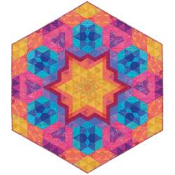 The New Hexagon 2 - 52 More Blocks to English Paper Piece - by Katja Marek - Martingale