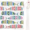 Whale Quilt - Kit di Tessuti per il Quilt delle Balene