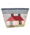 Patchwork House Pouch - Kit di Tessuti Giapponesi