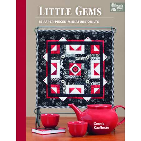 Little Gems - 15 Paper-Pieced Miniature Quilts by Connie Kauffman - Martingale