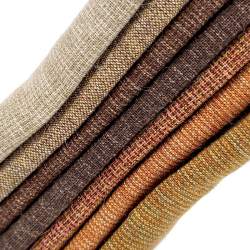 Pacchettino Giapponese, 7 Tessuti 33 x 35 cm, Arancione Beige