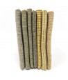 Pacchettino Giapponese, 7 Tessuti 33 x 35 cm, Verde Beige