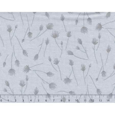 26th Centenary Collection by Yoko Saito, Tessuto Azzurro con Fiori Sojitz Fashion - 1