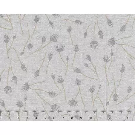 26th Centenary Collection by Yoko Saito, Tessuto Grigio con Fiori Sojitz Fashion - 1