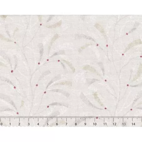 26th Centenary Collection by Yoko Saito, Tessuto Panna con Rami e Foglie Sojitz Fashion - 1