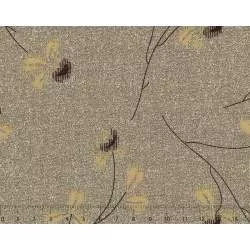 26th Centenary Collection by Yoko Saito, Tessuto Marrone con Rami e Fiori Sojitz Fashion - 1