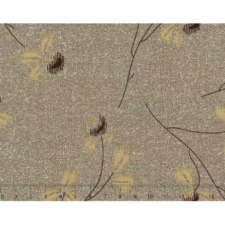 26th Centenary Collection by Yoko Saito, Tessuto Marrone con Rami e Fiori Sojitz Fashion - 1