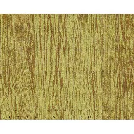 26th Centenary Collection by Yoko Saito, Tessuto Marrone e Ocra Effetto Legno Sojitz Fashion - 1