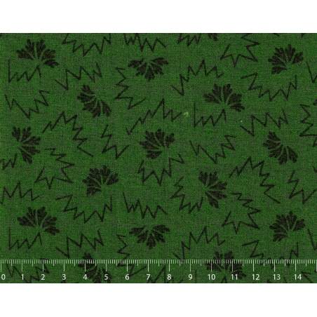 26th Centenary Collection by Yoko Saito, Tessuto Verde con Disegni Sojitz Fashion - 1