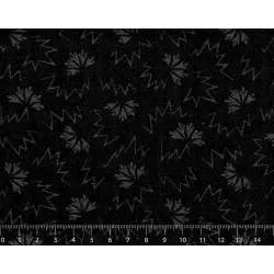 26th Centenary Collection by Yoko Saito, Tessuto Nero con Disegni Sojitz Fashion - 1