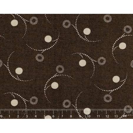 26th Centenary Collection by Yoko Saito, Tessuto Marrone Scuro con Scintille