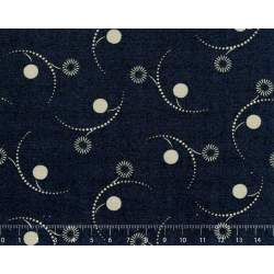 26th Centenary Collection by Yoko Saito, Tessuto Blu Notte con Scintille Stim Italia srl - 1