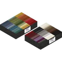 Maywood Studio Woolies Flannel Set Completo, 100 Fat Quarter 45 x 55 cm di Flanella
