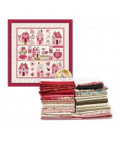 Sweetheart Houses - Kit di Tessuti Shabby Fabrics - 1