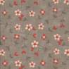 Moda Fabrics, Flirt, Tessuto Grigio con Fiori Bianchi e Rossi Moda Fabrics - 1 Moda Fabrics, Flirt, Tessuto Grigio con Fiori Bianchi e Rossi Moda Fabrics - 1