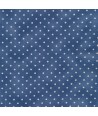Maywood Studio, Beautiful Basics, Tessuto Blu a Pois Bianchi