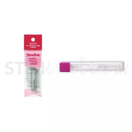 Sewline Fabric Pencil - 6 Mine di Ricarica Bianche per Portamine Sewline Sewline - 1