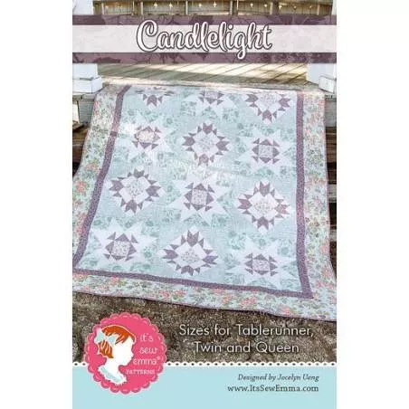 Candlelight Quilt - Cartamodello Patchwork in varie misure
