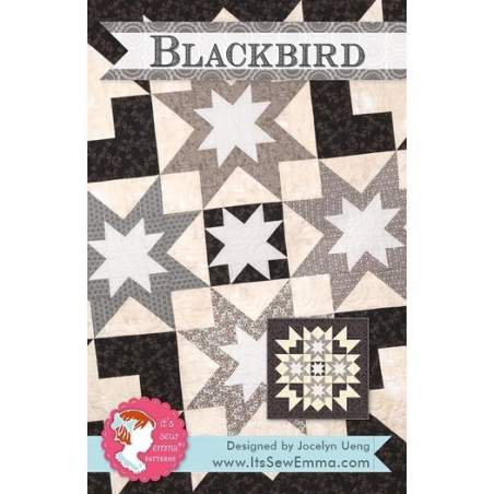 Blackbird Quilt - Cartamodello Patchwork It's Sew Emma - 1