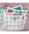 Gingham on the Go 3 Piece Project Bag Set, Set 3 Bustine Portalavoro