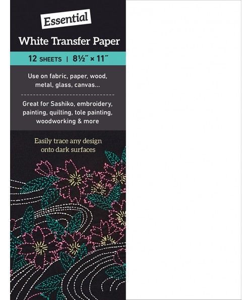 Essential White Transfer Paper, 12 sheets Search Press - 1