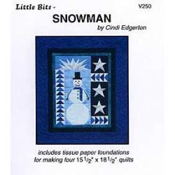 Little Bits - Snowman by Cindi Edgerton