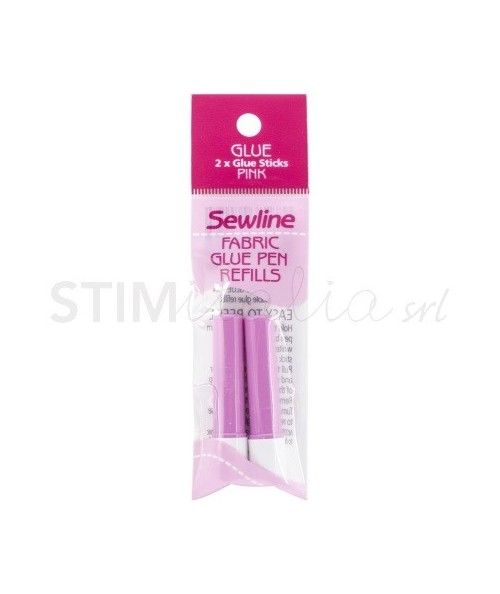 Sewline, Glue Pen - Ricarica Colla Stick, Rosa 2pz