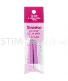 Sewline, Glue Pen - Ricarica Colla Stick, Rosa 2pz Sewline - 1
