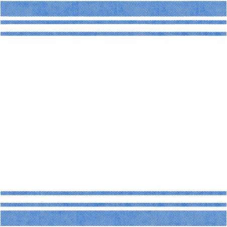 Tessuto Bianco con Righe Blu misura 20x27 pollici Studio e Collection - 1