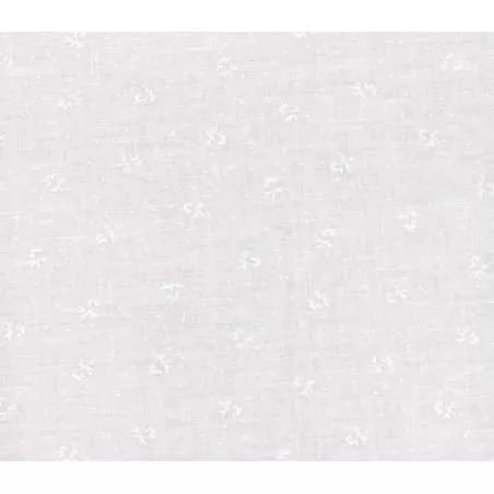 Stim Italia, Tessuto Bianco con Fiorellini