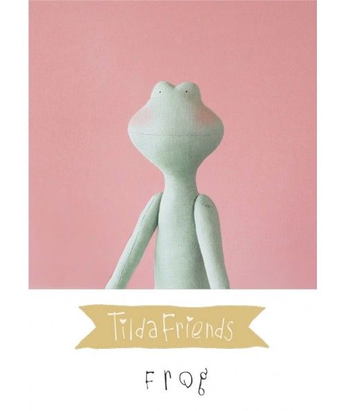 Tilda Friends Frog - Kit di Tessuti per 2 Rane Tilda Tilda Fabrics - 1