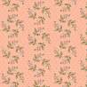 EQP New Vintage Lily of the Valley Frosted Pink, Tessuto rosa pesca a fiori