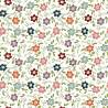 EQP New Vintage Rose Hip-Cream, Tessuto bianco panna a fiori EQP Textiles - Ellie's Quiltplace - 1