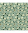 EQP New Vintage Rose Hip-Glacier Blue, Tessuro verde menta a fiori EQP Textiles - Ellie's Quiltplace - 1