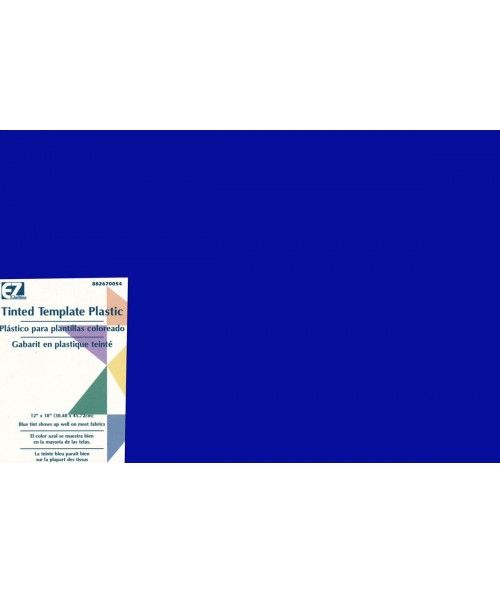 Ez Quilting - Foglio in Plastica per Template - Colore Blu