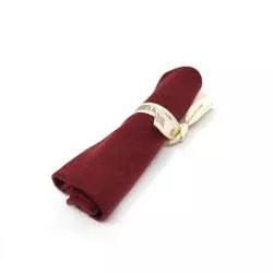 Panno di Lana Bordeaux, circa 25 x 30 cm