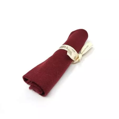 Panno di Lana Bordeaux, circa 25 x 30 cm