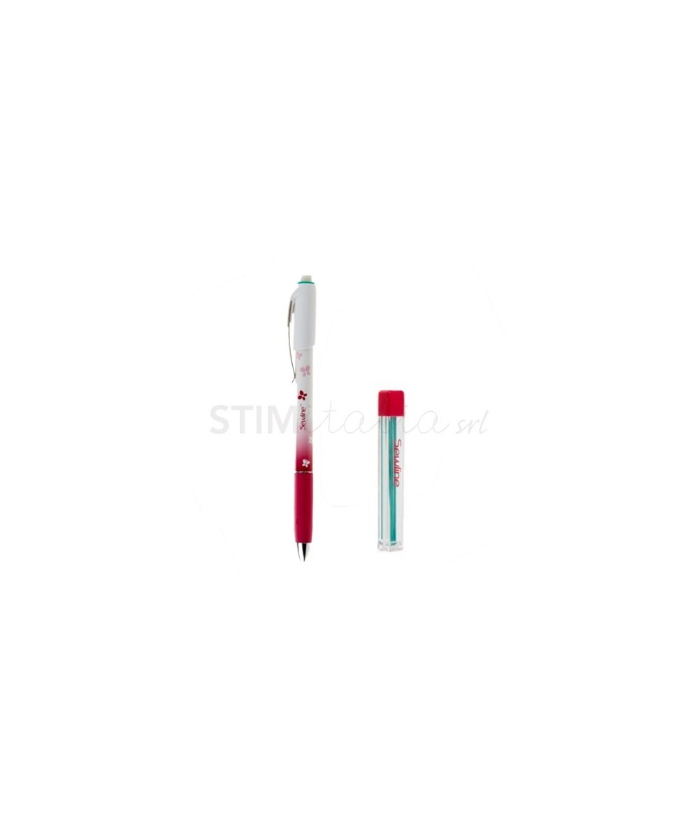 Sewline Fabric Pencil - Matita Portamine per Tessuto con 6 Ricariche Verdi Sewline Sewline - 1