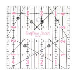 Crafters Dream Quilting Ruler 4.5″ x 4.5″ pollici