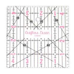 Crafters Dream Quilting Ruler 4.5″ x 4.5″ pollici