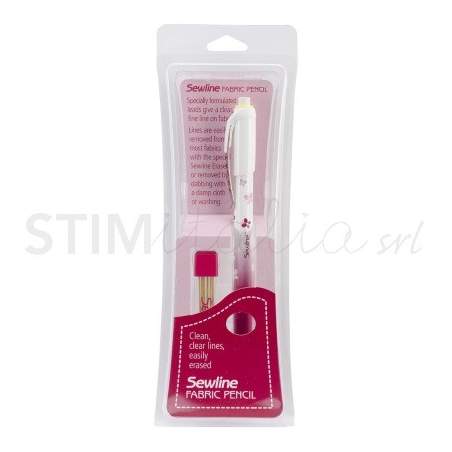 Sewline Fabric Pencil - Matita Portamine per Tessuto con 6 Ricariche Gialle Sewline Sewline - 1