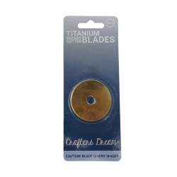 Crafters Dream Rotary Blade 45mm Titanium - Ricambio Lama 45 mm