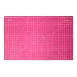 Piano di Taglio 36 x 24 pollici 92 x 60 cm, Rosa - Quilted Bear