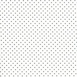 Moda Fabrics Essential Dots - Tessuto Bianco a Pois Neri
