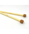Ferri per maglia in bamboo da 35 cm - n8