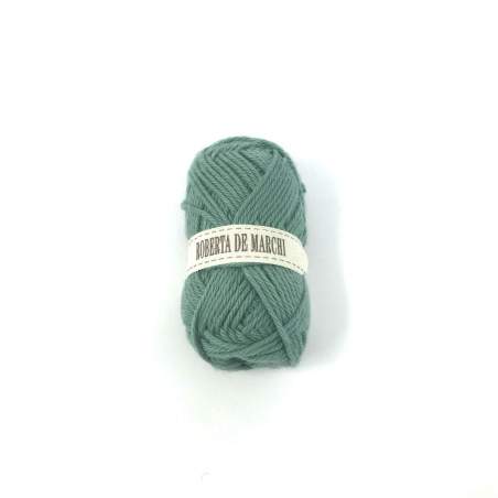 Gomitolo 100% Cotone OEKO-TEX - 10 gr / 32 m - Verde Smeraldo Roberta De Marchi - 1