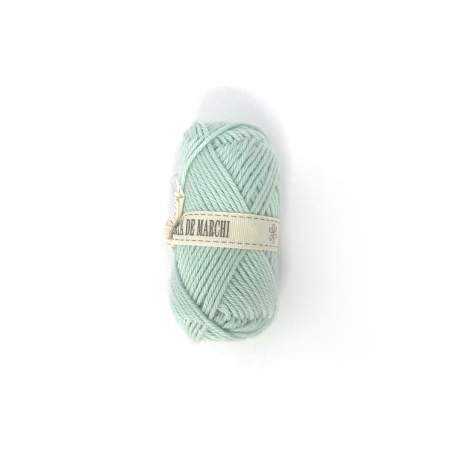 Gomitolo 100% Cotone OEKO-TEX - 10 gr / 32 m - Verde Acqua