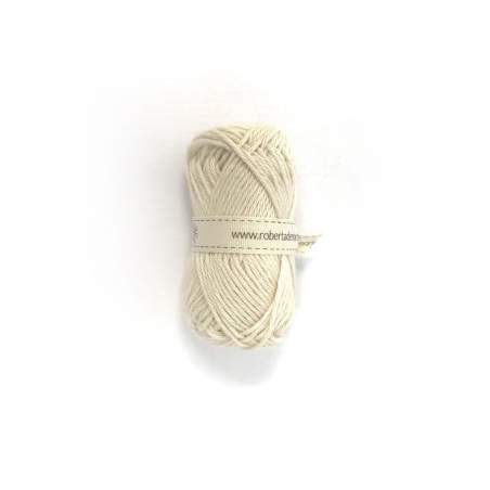 Gomitolo 100% Cotone OEKO-TEX - 10 gr / 32 m - Bianco Avorio